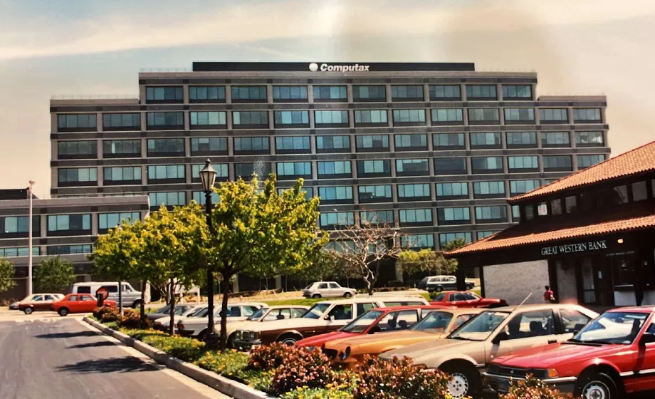Exterior view of the LA office at that time