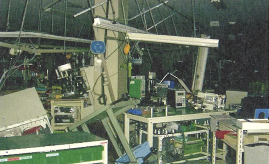 Production line after the Earthquake