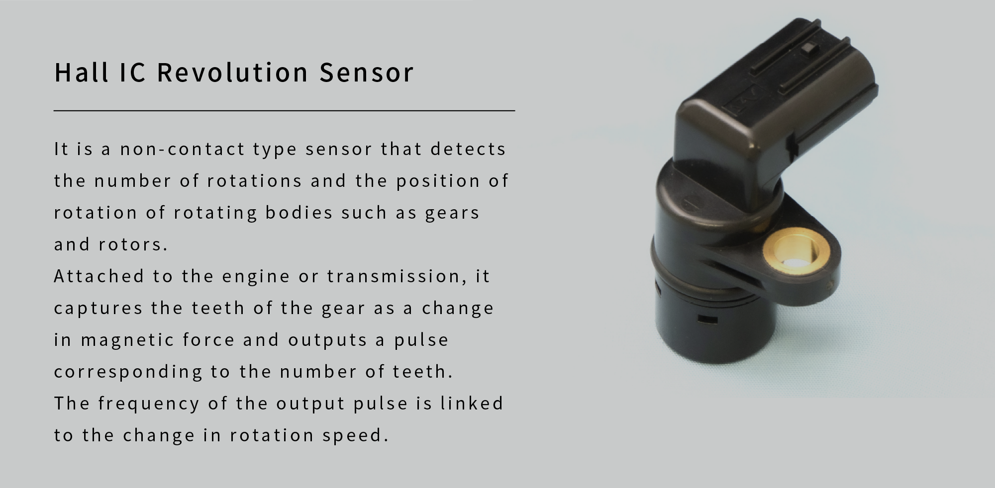 Hall IC Revolution Sensor