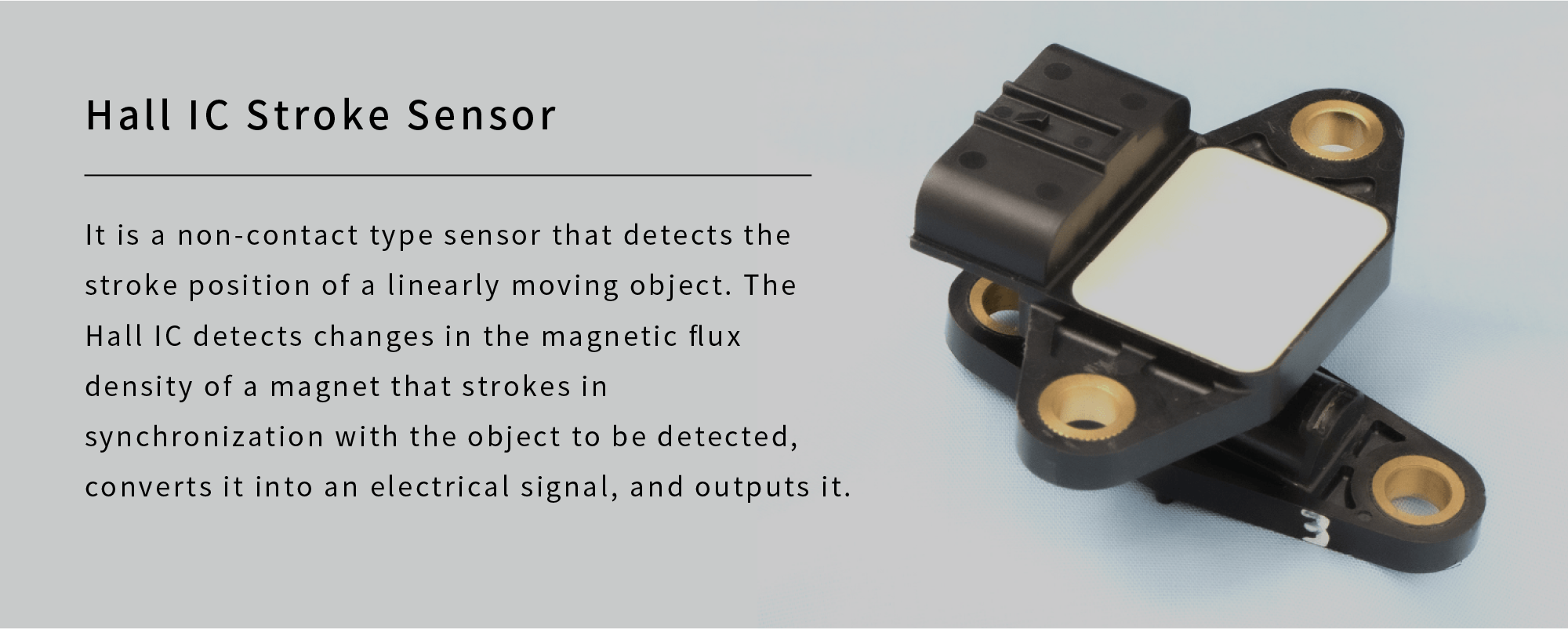 Hall IC Stroke Sensor